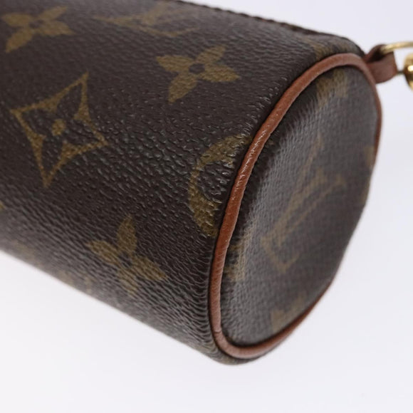 LOUIS VUITTON Monogram Papillon Pouch LV Auth sw1414