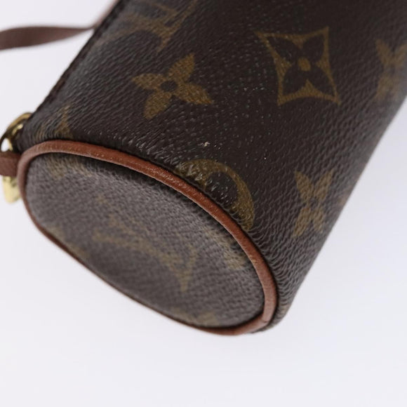 LOUIS VUITTON Monogram Papillon Pouch LV Auth sw1414