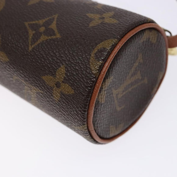 LOUIS VUITTON Monogram Papillon Pouch LV Auth sw1414