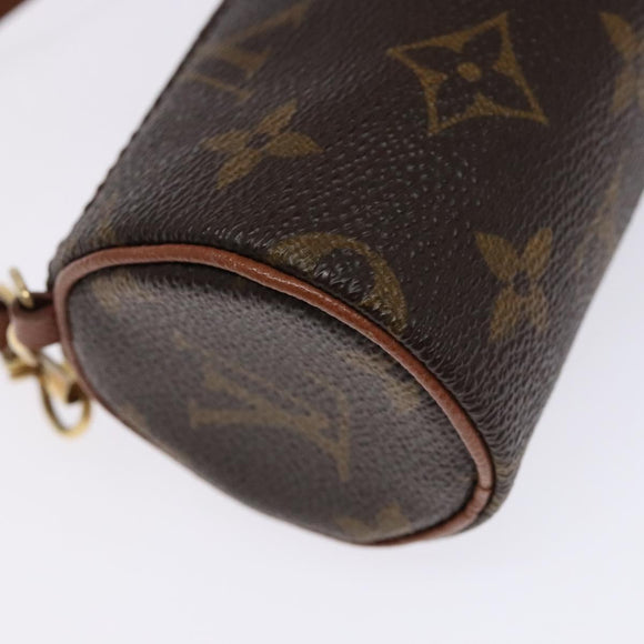LOUIS VUITTON Monogram Papillon Pouch LV Auth sw1414