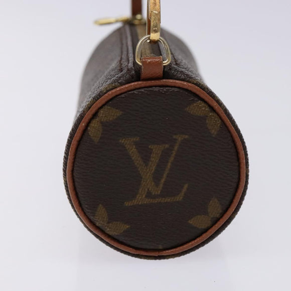 LOUIS VUITTON Monogram Papillon Pouch LV Auth sw1414