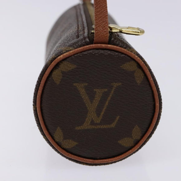 LOUIS VUITTON Monogram Papillon Pouch LV Auth sw1414