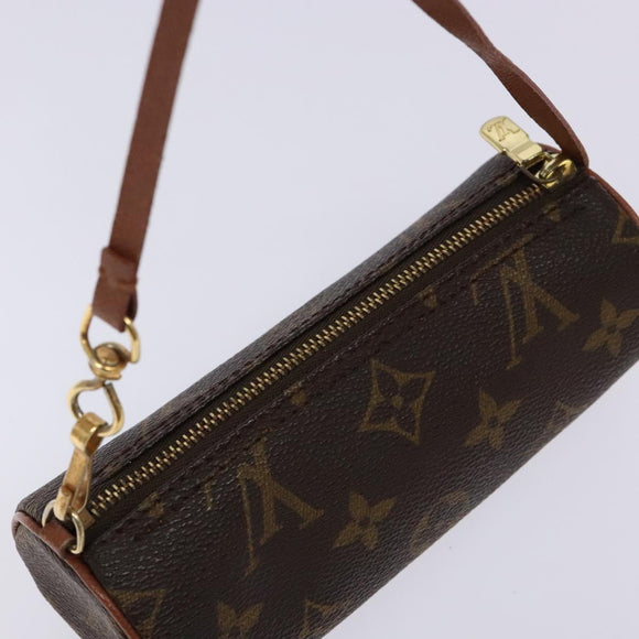 LOUIS VUITTON Monogram Papillon Pouch LV Auth sw1414