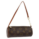 LOUIS VUITTON Monogram Papillon Pouch LV Auth sw1415-1