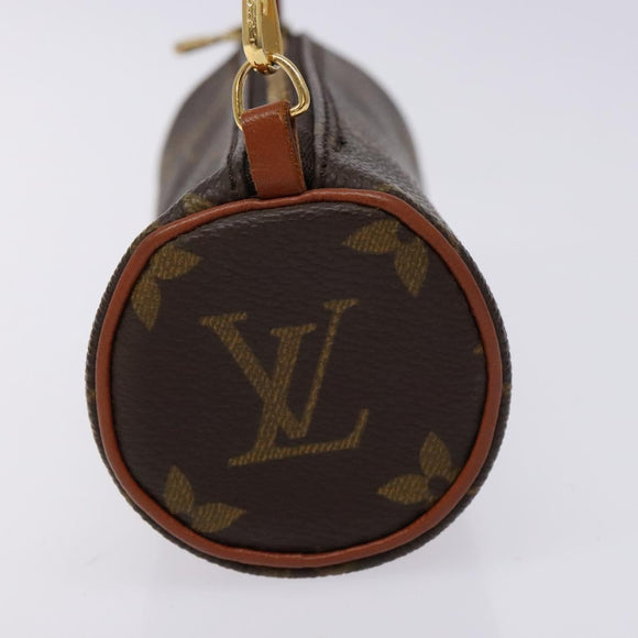 LOUIS VUITTON Monogram Papillon Pouch LV Auth sw1415