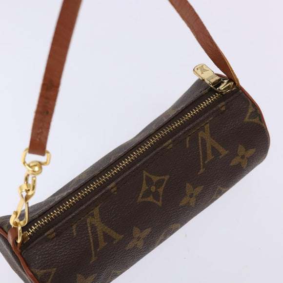 LOUIS VUITTON Monogram Papillon Pouch LV Auth sw1415