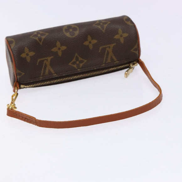 LOUIS VUITTON Monogram Papillon Pouch LV Auth sw1415