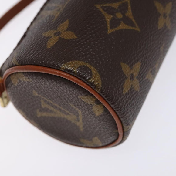 LOUIS VUITTON Monogram Papillon Pouch LV Auth sw1417