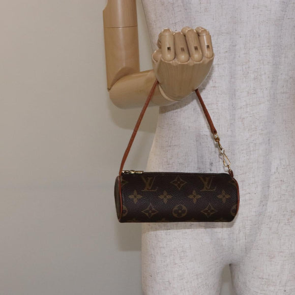 LOUIS VUITTON Monogram Papillon Pouch LV Auth sw1417