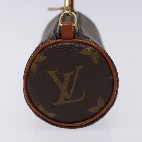 LOUIS VUITTON Monogram Papillon Pouch LV Auth sw1417