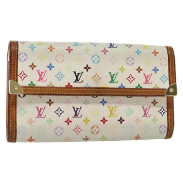 LOUIS VUITTON Multicolor Porte Tresor International Wallet M92659 Auth sw1421