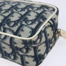 Christian Dior Trotter Canvas Pouch Navy Auth sw1422-15