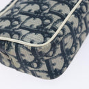 Christian Dior Trotter Canvas Pouch Navy Auth sw1422-16