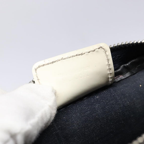 Christian Dior Trotter Canvas Pouch Navy Auth sw1422