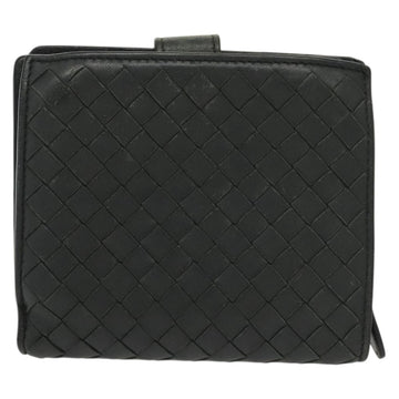 BOTTEGA VENETA INTRECCIATO Wallet Leather Gray Auth sw1423 - 0
