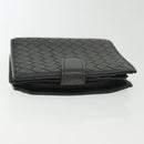 BOTTEGA VENETA INTRECCIATO Wallet Leather Gray Auth sw1423-5