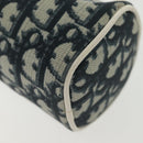 Christian Dior Trotter Canvas Pouch Navy Auth sw1424-16