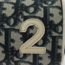 Christian Dior Trotter Canvas Pouch Navy Auth sw1424-8