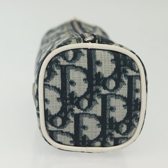 Christian Dior Trotter Canvas Pouch Navy Auth sw1424