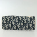 Christian Dior Trotter Canvas Pouch Navy Auth sw1424-6