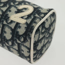 Christian Dior Trotter Canvas Pouch Navy Auth sw1424-14