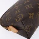 LOUIS VUITTON Monogram Pochette Cosmetic PM Pouch M43998 LV Auth sw1428-16