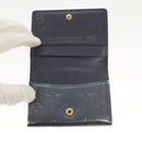 LOUIS VUITTON Monogram Vernis Ludlow Coin Purse Indigo M91356 LV Auth sw1431-8