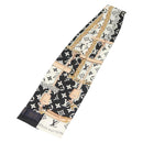 LOUIS VUITTON Bando Monogram Confidential Scarf Silk Black M78656 LV Auth sw1433-1