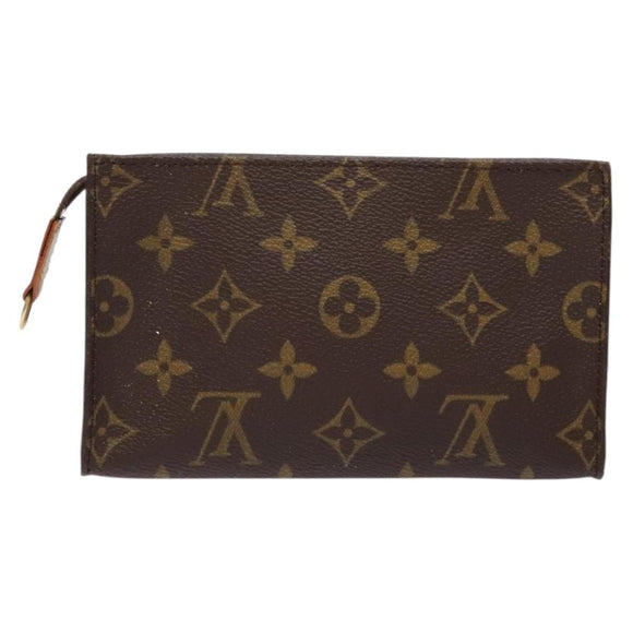 LOUIS VUITTON Monogram Bucket PM Accessory Pouch LV Auth sw1440