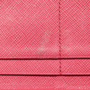 PRADA Long Wallet Safiano leather Pink Gold Auth sw1442-10