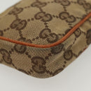 GUCCI GG Canvas Pouch 2Set Beige Auth sw1445-14