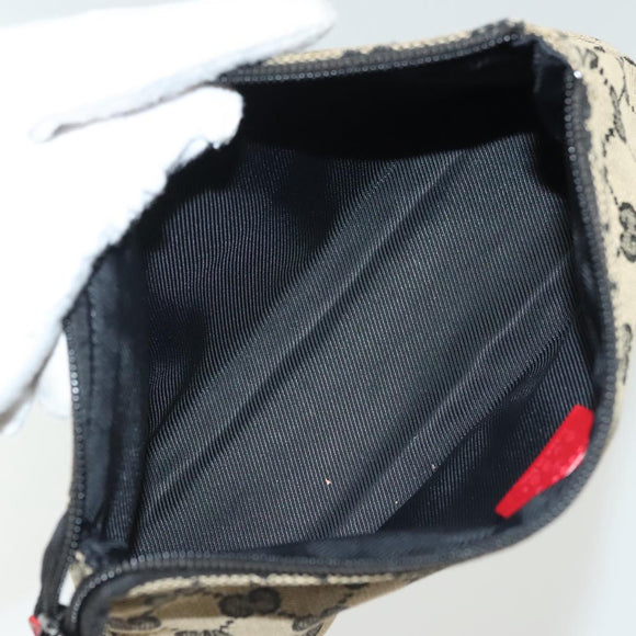 GUCCI GG Canvas Pouch 2Set Beige Auth sw1445