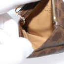 CELINE Macadam Canvas Wallet PVC 2Set Brown Auth sw1446-10