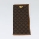 CELINE Macadam Canvas Wallet PVC 2Set Brown Auth sw1446-13