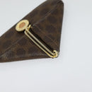 CELINE Macadam Canvas Wallet PVC 2Set Brown Auth sw1446-4