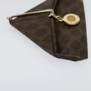 CELINE Macadam Canvas Wallet PVC 2Set Brown Auth sw1446-6