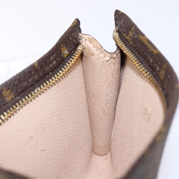 LOUIS VUITTON Monogram Bucket PM Accessory Pouch LV Auth sw1447