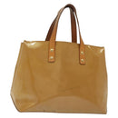 LOUIS VUITTON Monogram Vernis Reade PM Hand Bag Noisette M91334 LV Auth SW1451-1