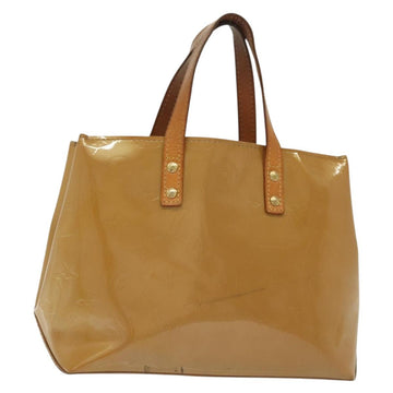 LOUIS VUITTON Monogram Vernis Reade PM Hand Bag Noisette M91334 LV Auth SW1451