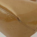 LOUIS VUITTON Monogram Vernis Reade PM Hand Bag Noisette M91334 LV Auth SW1451-17