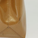 LOUIS VUITTON Monogram Vernis Reade PM Hand Bag Noisette M91334 LV Auth SW1451-4
