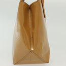 LOUIS VUITTON Monogram Vernis Reade PM Hand Bag Noisette M91334 LV Auth SW1451-5