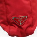 PRADA Tote Bag Nylon Red Auth SW1454-17