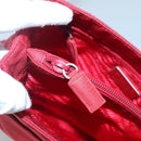 PRADA Tote Bag Nylon Red Auth SW1454-10