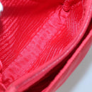 PRADA Tote Bag Nylon Red Auth SW1454-22