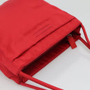 PRADA Tote Bag Nylon Red Auth SW1454-6