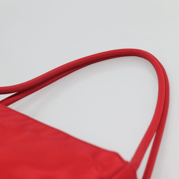 PRADA Tote Bag Nylon Red Auth SW1454