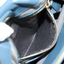 Miu Miu Hand Bag Leather 2way Blue Gold Auth SW1457V-26