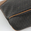 Christian Dior Honeycomb Canvas Tote Bag PVC Black Gold Auth SW1460-17