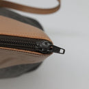 Christian Dior Honeycomb Canvas Tote Bag PVC Black Gold Auth SW1460-9